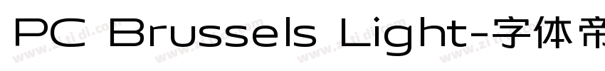 PC Brussels Light字体转换
